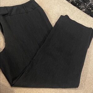 Black Women's Pants with faint stripes